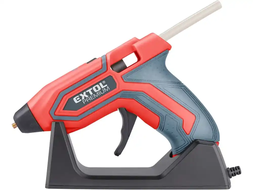 Prémium Extol Li-ion akkus melegragasztó pisztoly, 4V, 1500mAh, 7.2mm